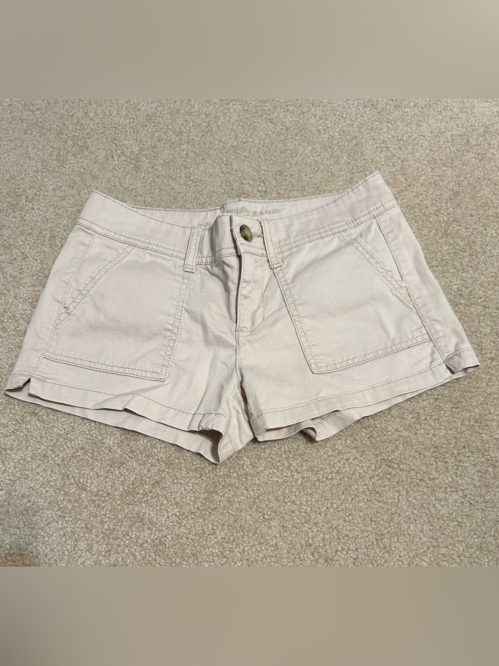 Women’s Light Khaki Casual Shorts